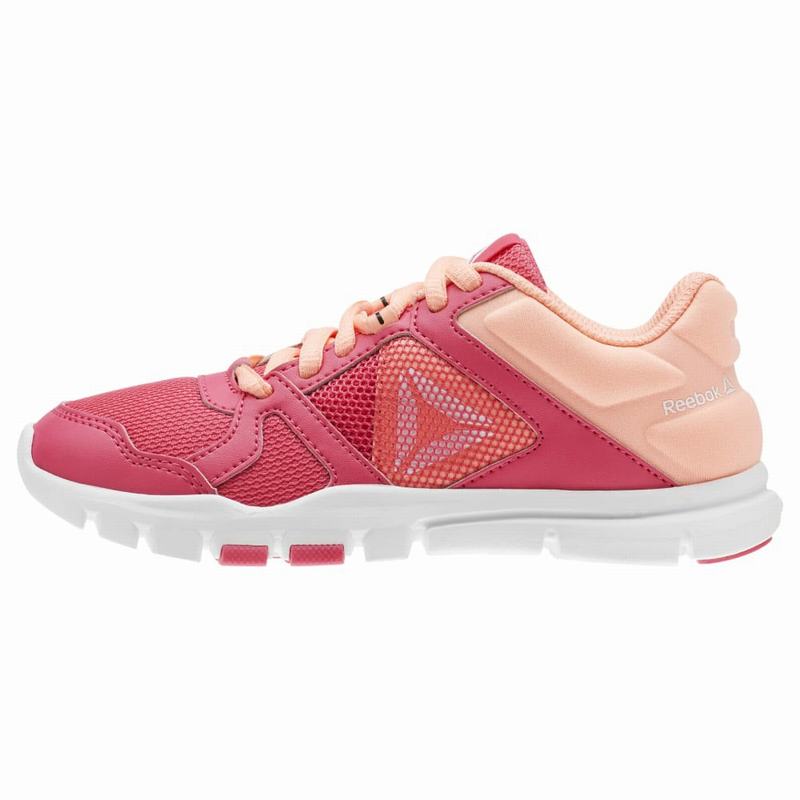 Adidasi Training Reebok Yourflex Train 10 Fete Roz/Albi Romania LB8868XV